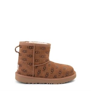 UGG Mini Classic Boots For Kids Logo Short Boots Embossed